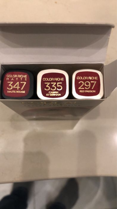 Набор помад LOREAL 3 шт