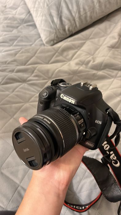 Canon 450D комплект: кит 18-55 + телеоб’єктив 70-300 (Б/У)