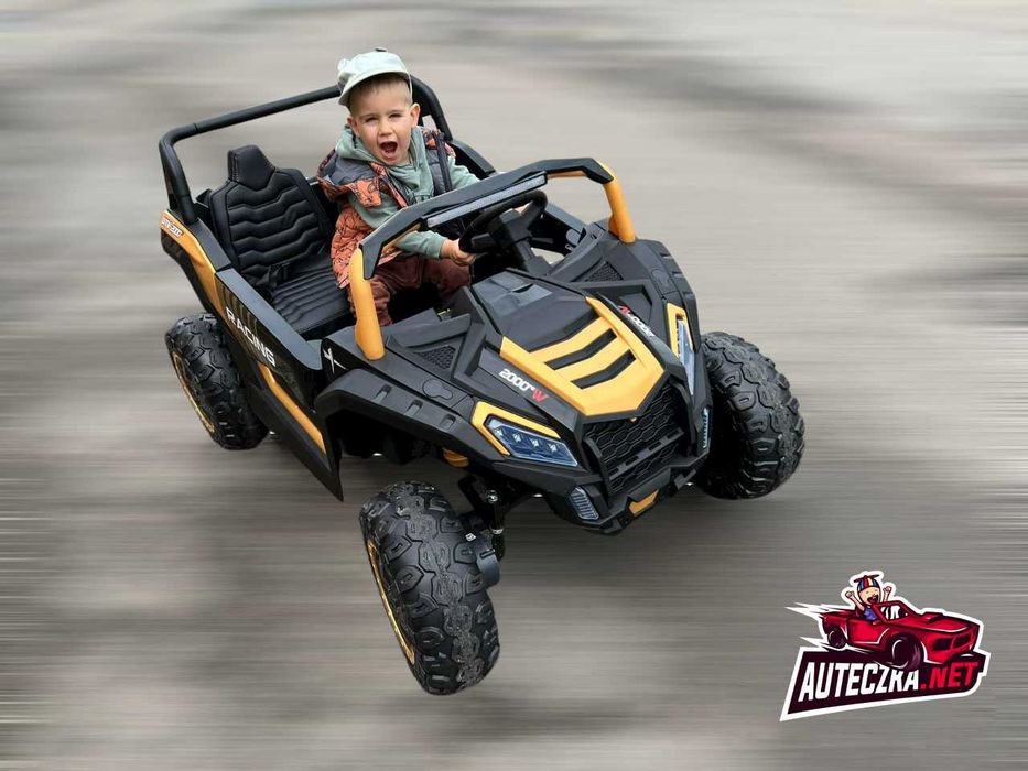 MEGA WIELKIE BUGGY Racing A032 4x200W 24V 14Ah autko jeep dla dzieci