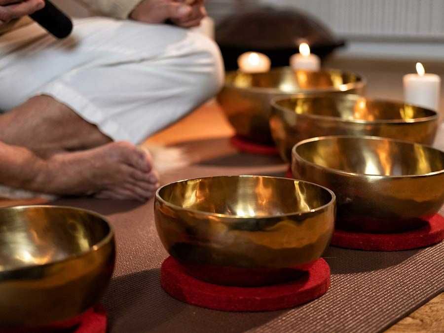 Sela SEL266 mosiężna misa tybetańska 29cm SEL-266 misa medytacyjna