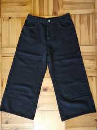 Spodnie XS/32 jeansowe dżinsowe culotte kuloty Bershka