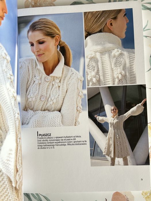 Wzory irlandzkie Robótki na drutach Unikat