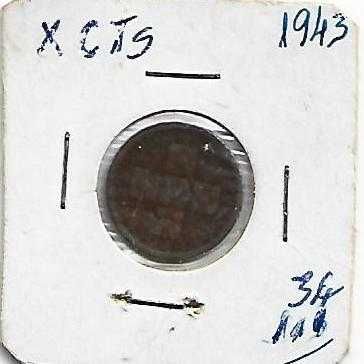 X Centavos de 1943