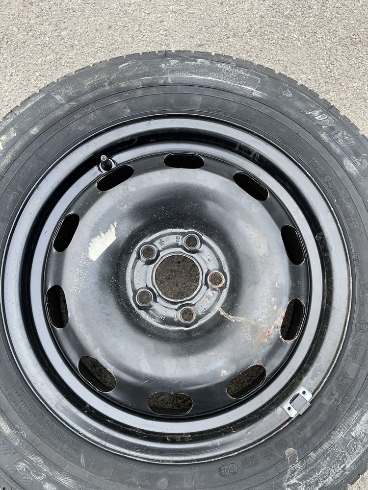 Запаска диск з резиною dunlop SP Sport 200E 195 65 R15 ET38 5 100