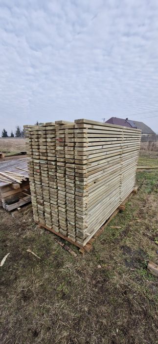 Deski kantówki krawędziaki 35x120x2500 mm 3,5x12x250 cm 2,5m
