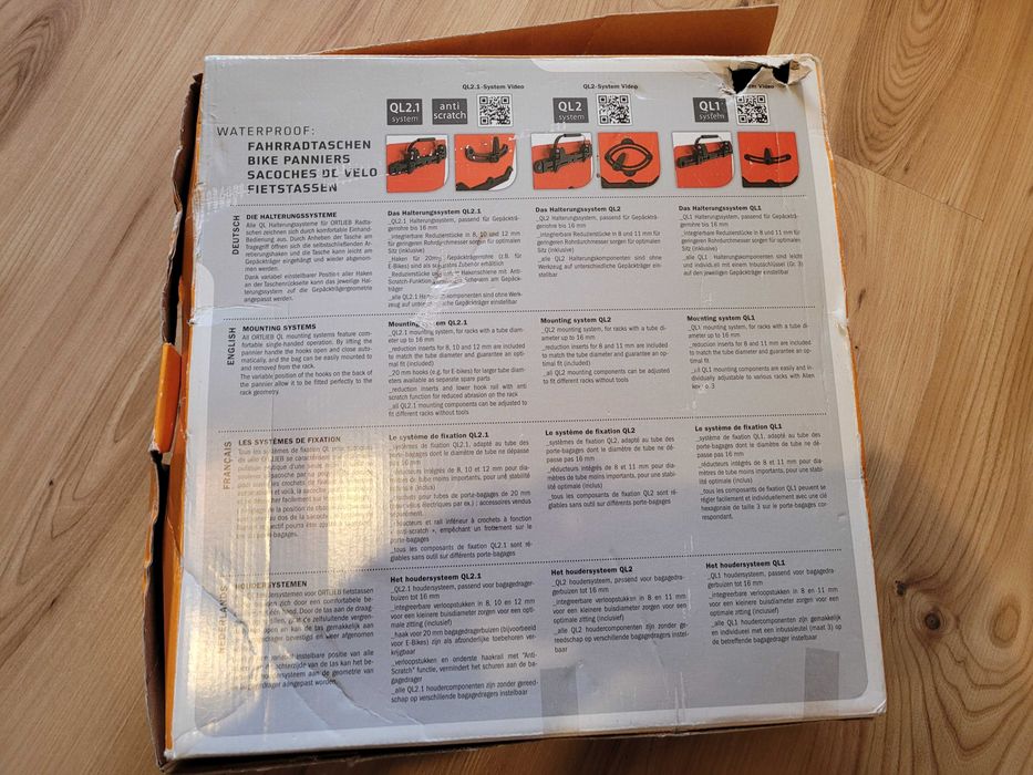 Sakwa rowerowa ortlieb