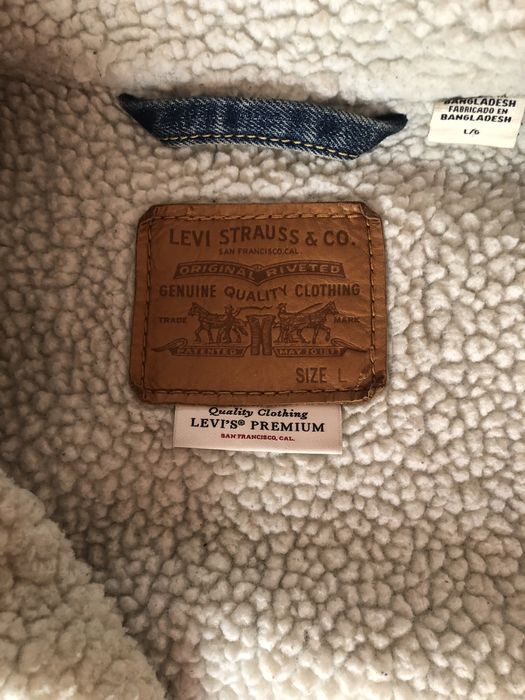 Джинсовая куртка зимняя Levis original