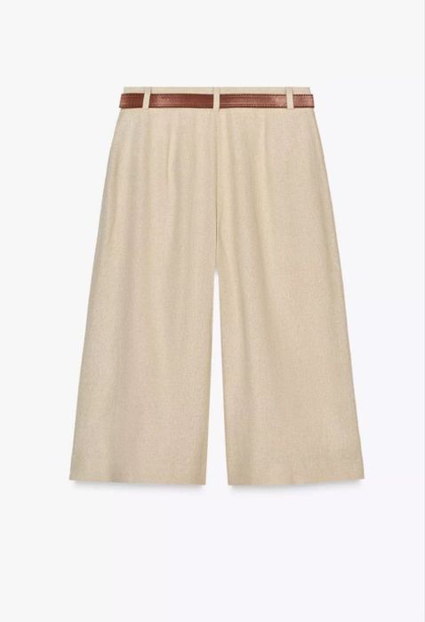 Шорти бермуди Zara льон M 38 40 L