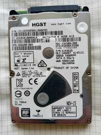 Жесткий диск 2.5 HDD , HGST Z5K 500 нерабочий, под ремонт, на зч