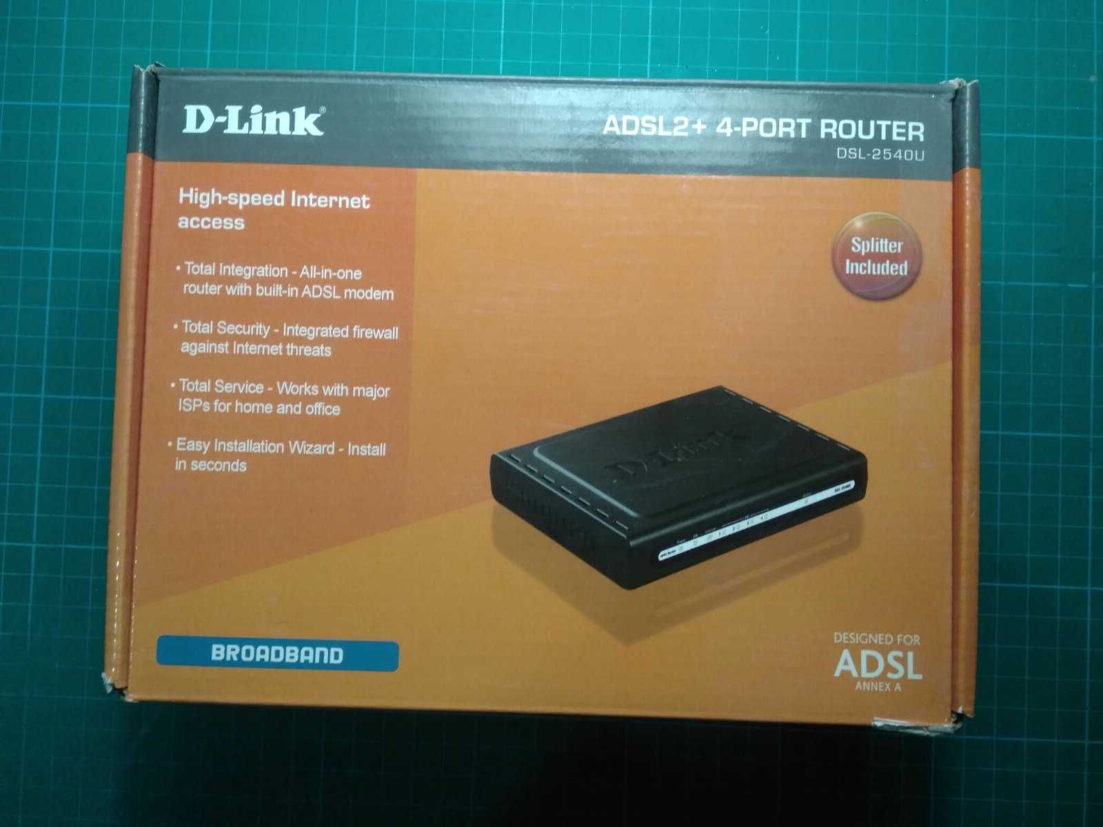 Роутер D-Link ADSL2+ 4-PORT.