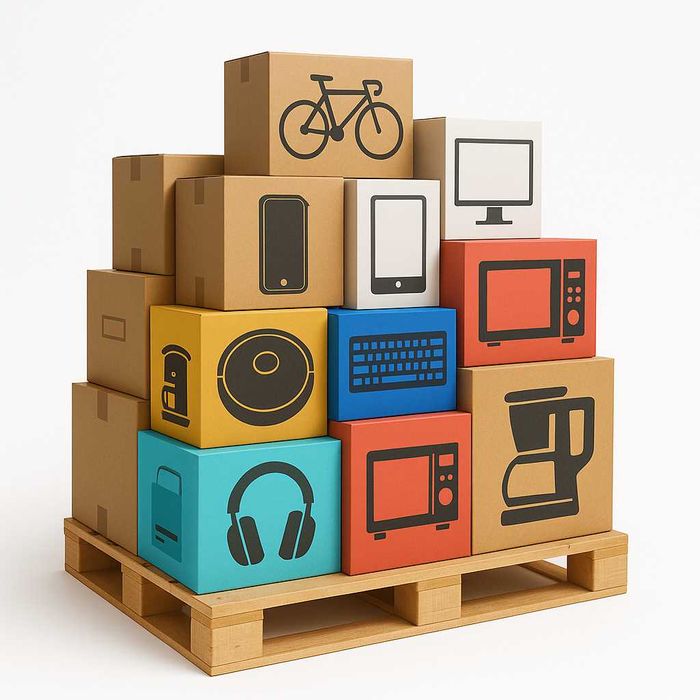 Paleta zwroty konsumenckie i nadwyżki magaz.KAT. MIX ELEKTRO. ETH10195