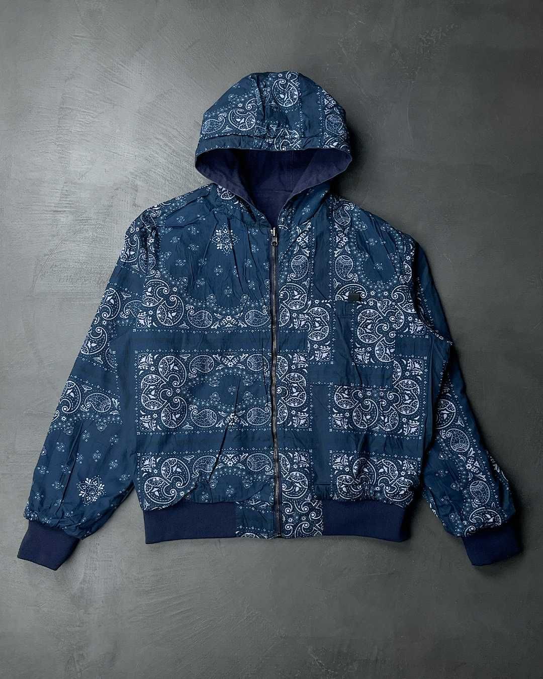 Худі Carhartt WIP Zip Bandana Hoodie Navy