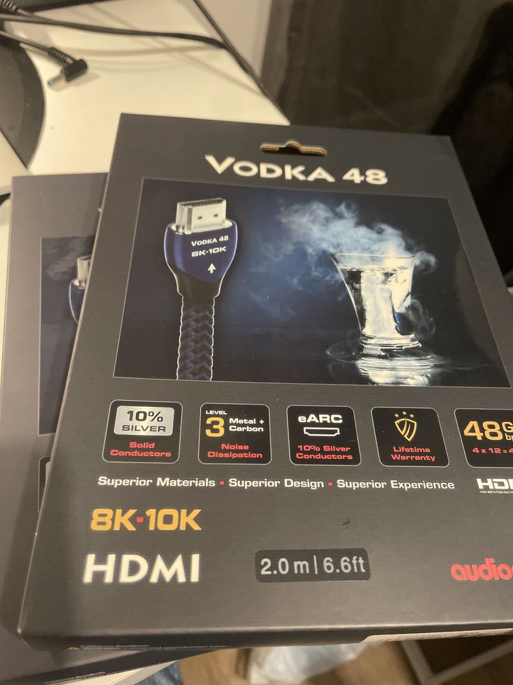 Kable vodka 2 metry HDMI 10K 8K wysoka jakość