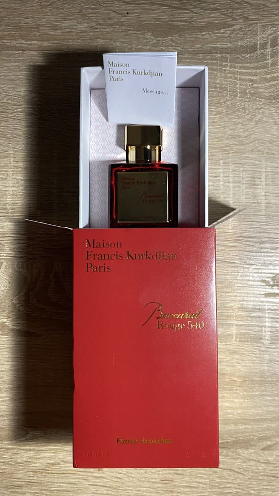 Baccarat Rouge 540 Extrait de Parfum – 70ml