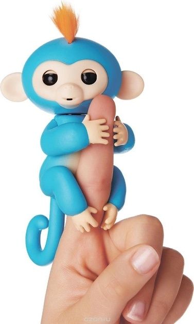 Інтерактивні мавпочки Fingerlings Блакитна, Блискуча бордова