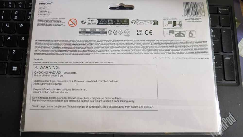 Nowy zestaw balonów I Komunia Święta