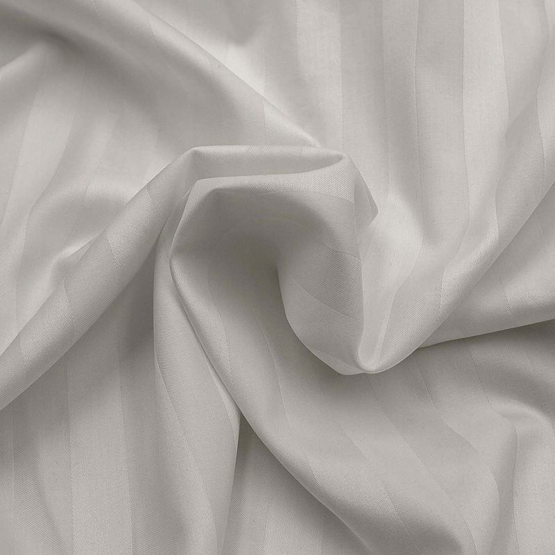Pościel 160x200/7 części Satyna Bambus Komplet Premium Stripe