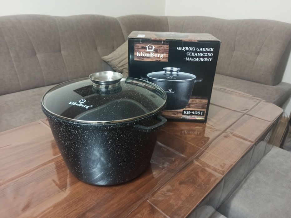 Garnek marmurkowy KlönBerg 14L-32cm