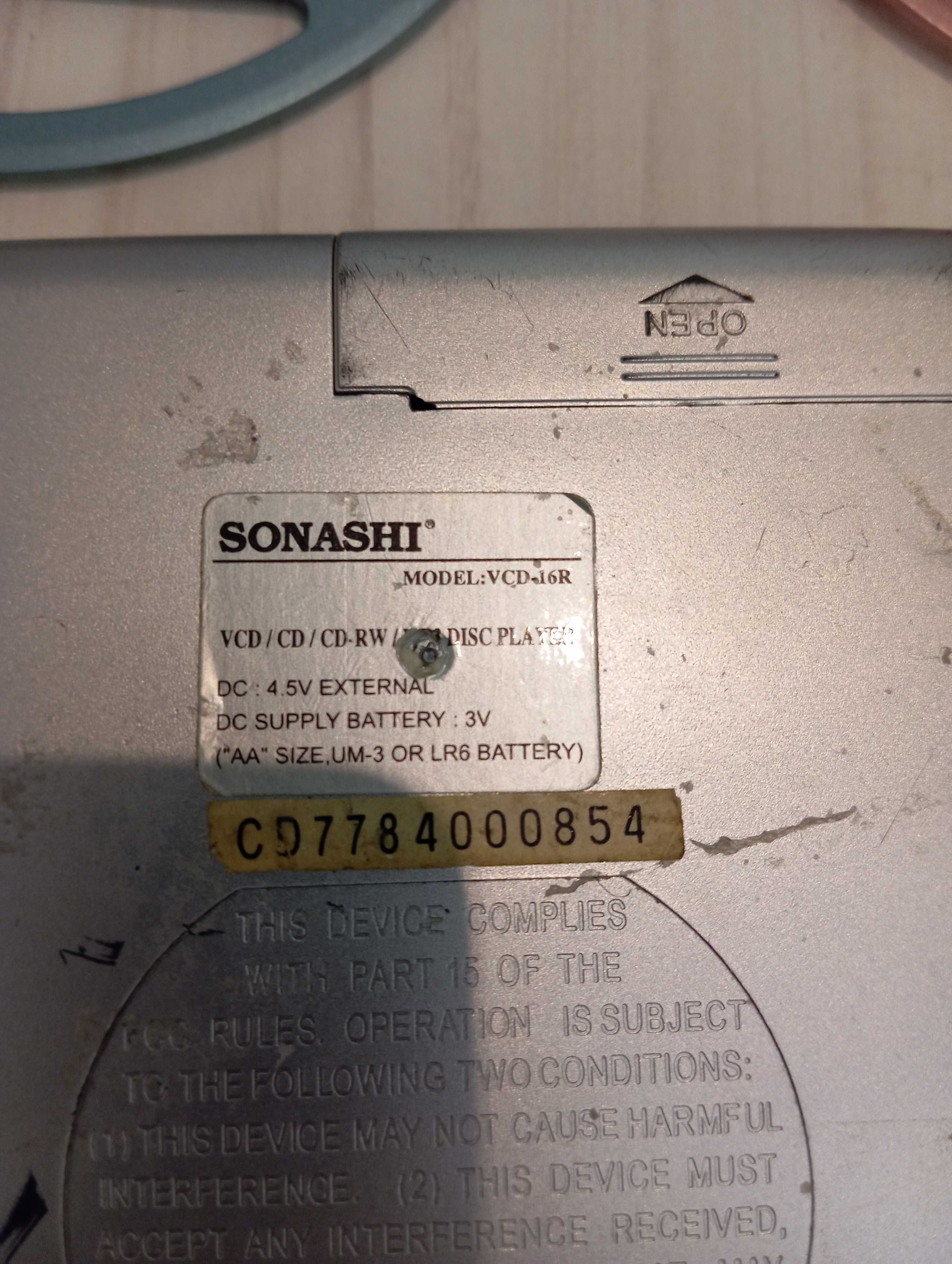 CD плеєр Sonashi VCD-16R