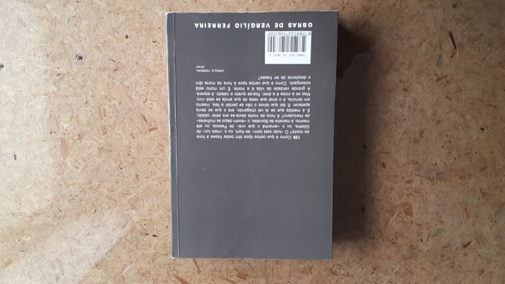 Virgílio Ferreira - Pensar (bertrand editores, 1998)
