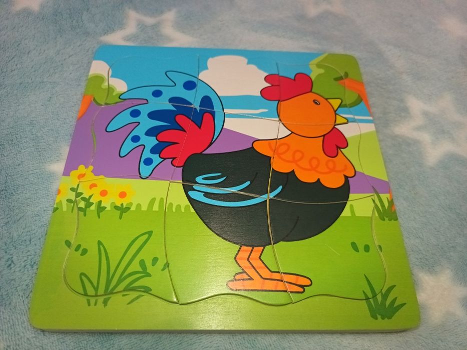 Пазл вкладиш Півник дерев'яний