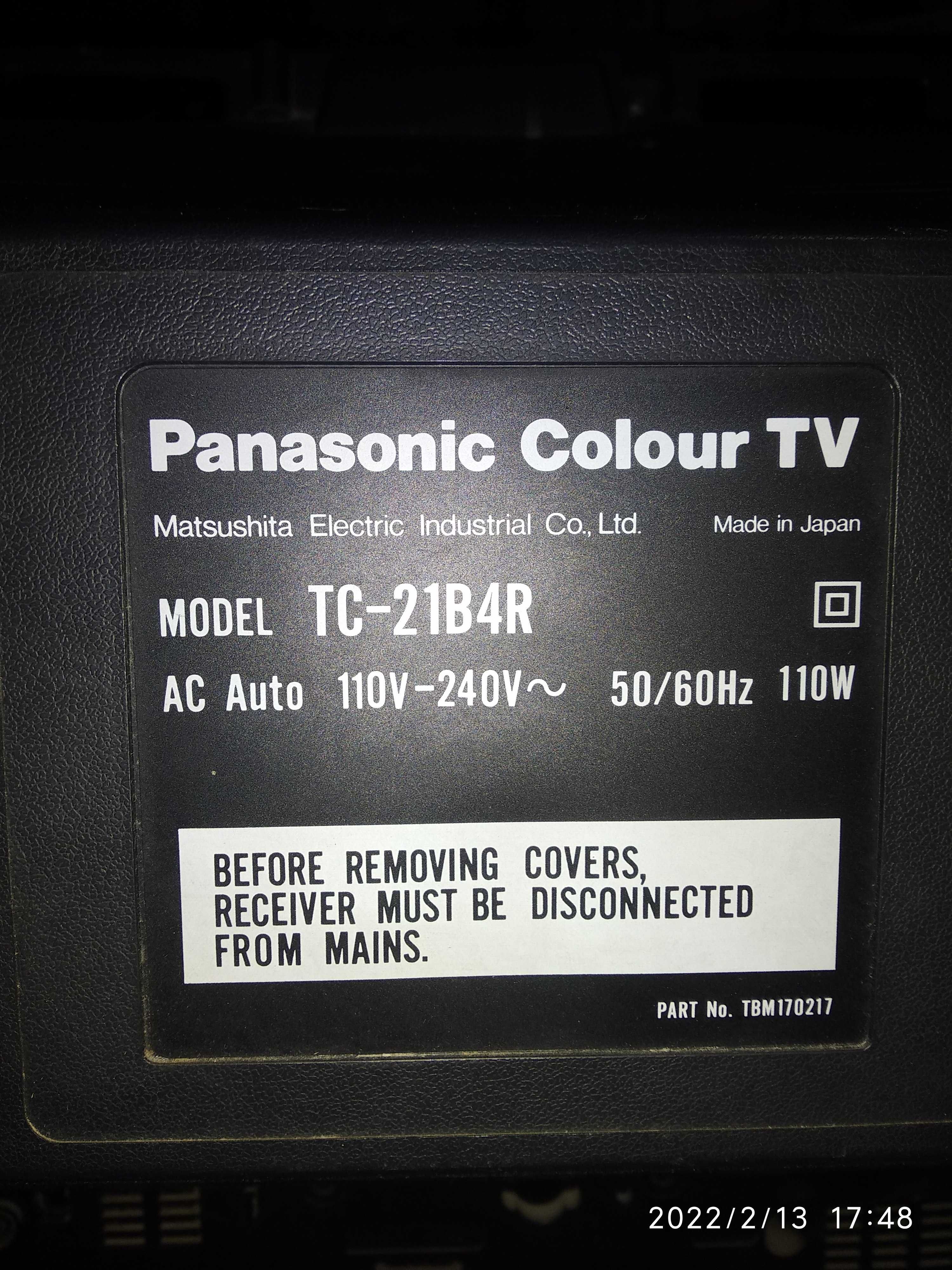 телевизор PANASONIC 21 диагональ - НА ЗАПЧАСТИ