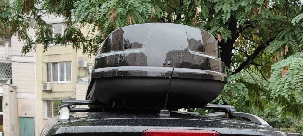 Автобокс, автомобільний багажник Terra Drive 480 з поперечинами Turtle