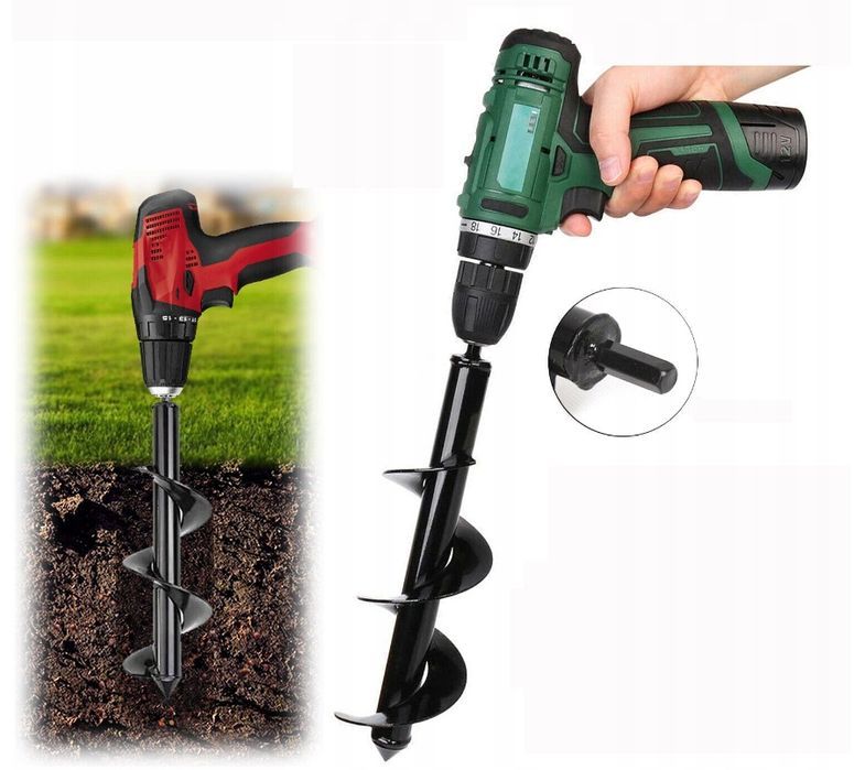 Wiertło Świder Na Wkrętarkę Do Sadzenia 10x30 cm