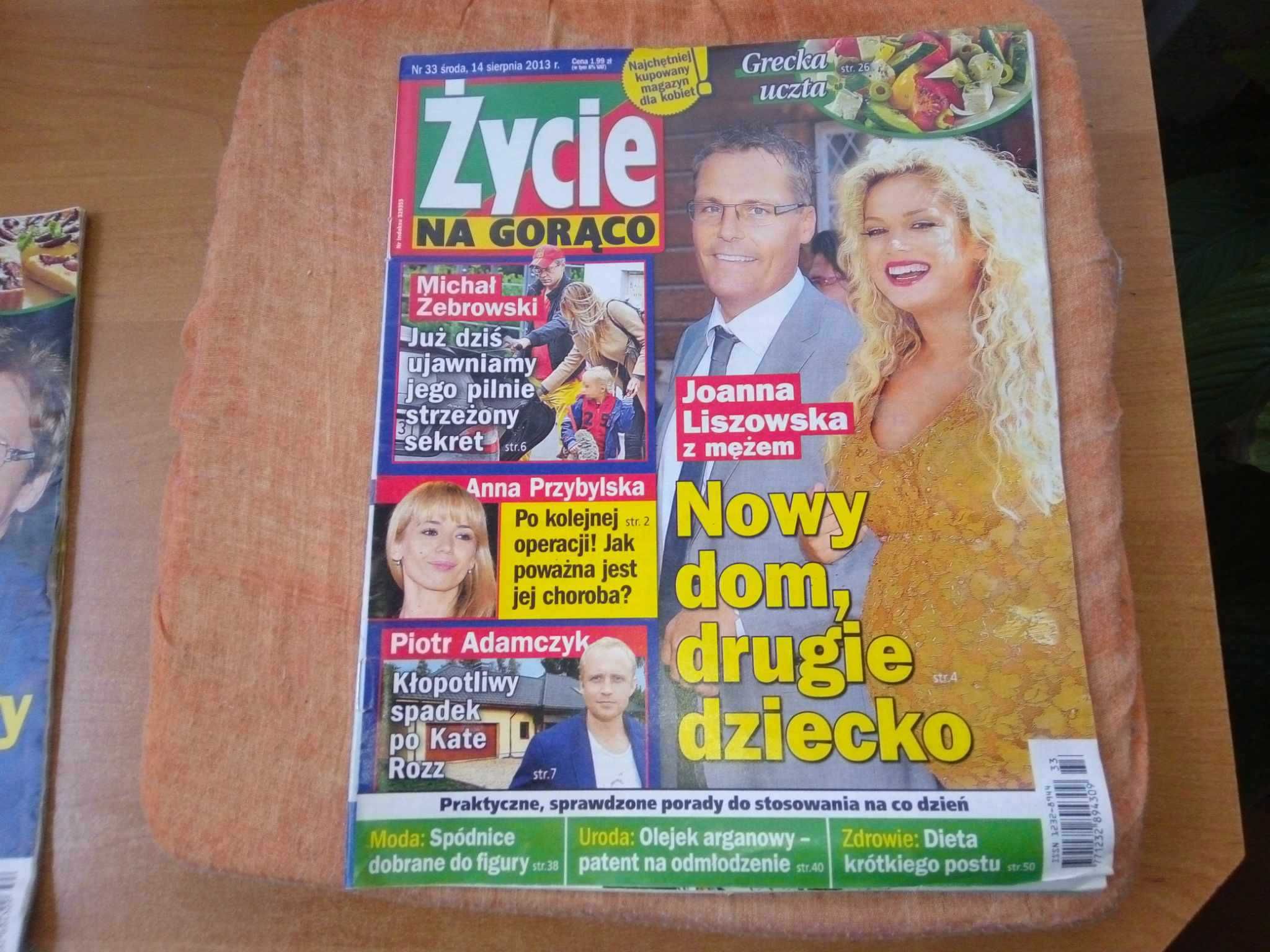 Tygodnik Życie na gorąco tylko prawdziwe gwiazd nr 33 sierpień 2013