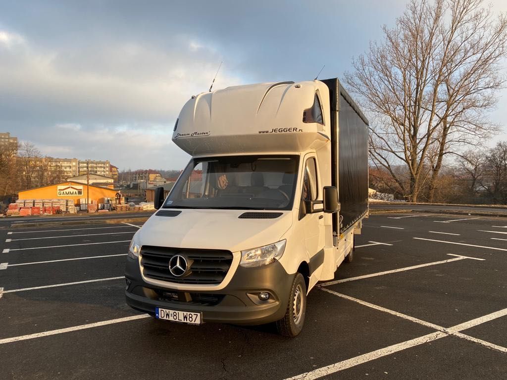 Wypożyczę busa plandekę sprinter 10 europalet z wyposażeniem