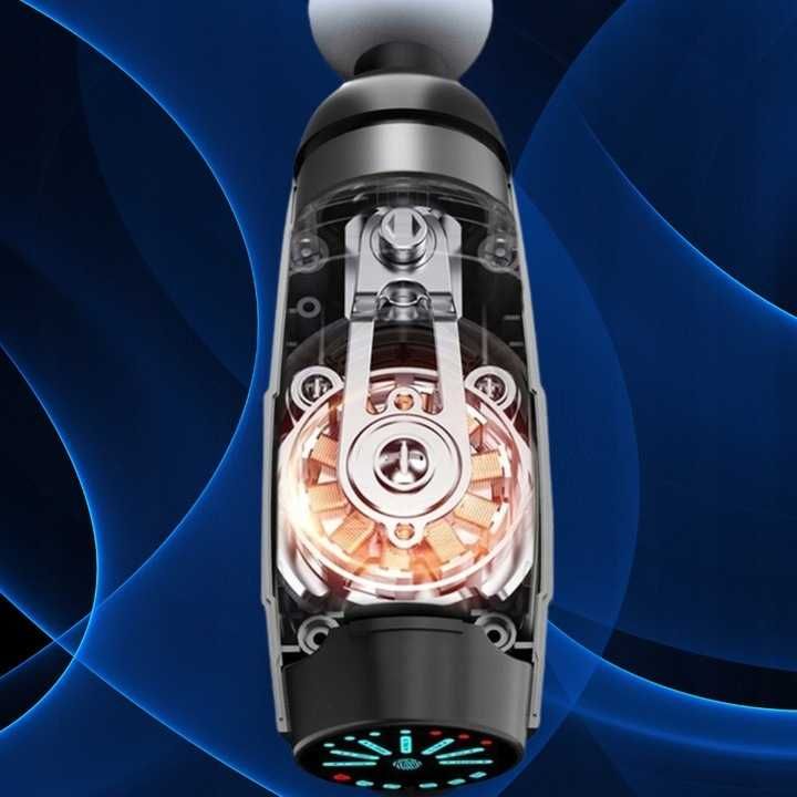 MASAŻER Pistolet 10 Końcówek MOCNY 120W BEZPRZEWODOWY Do Całego Ciała