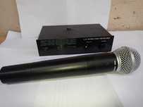 Stary mikrofon bezprzewodowy - Shure + odbiornik SHURE L3