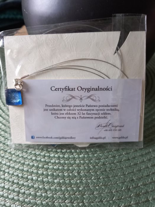 Unikatowa srebrna biżuteria. Naszyjnik i kolczyki