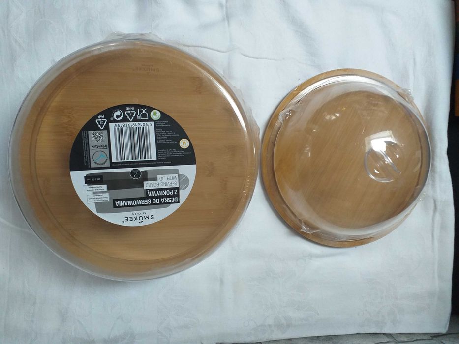 Deski do serwowania przekąsek z drewna bambusowego