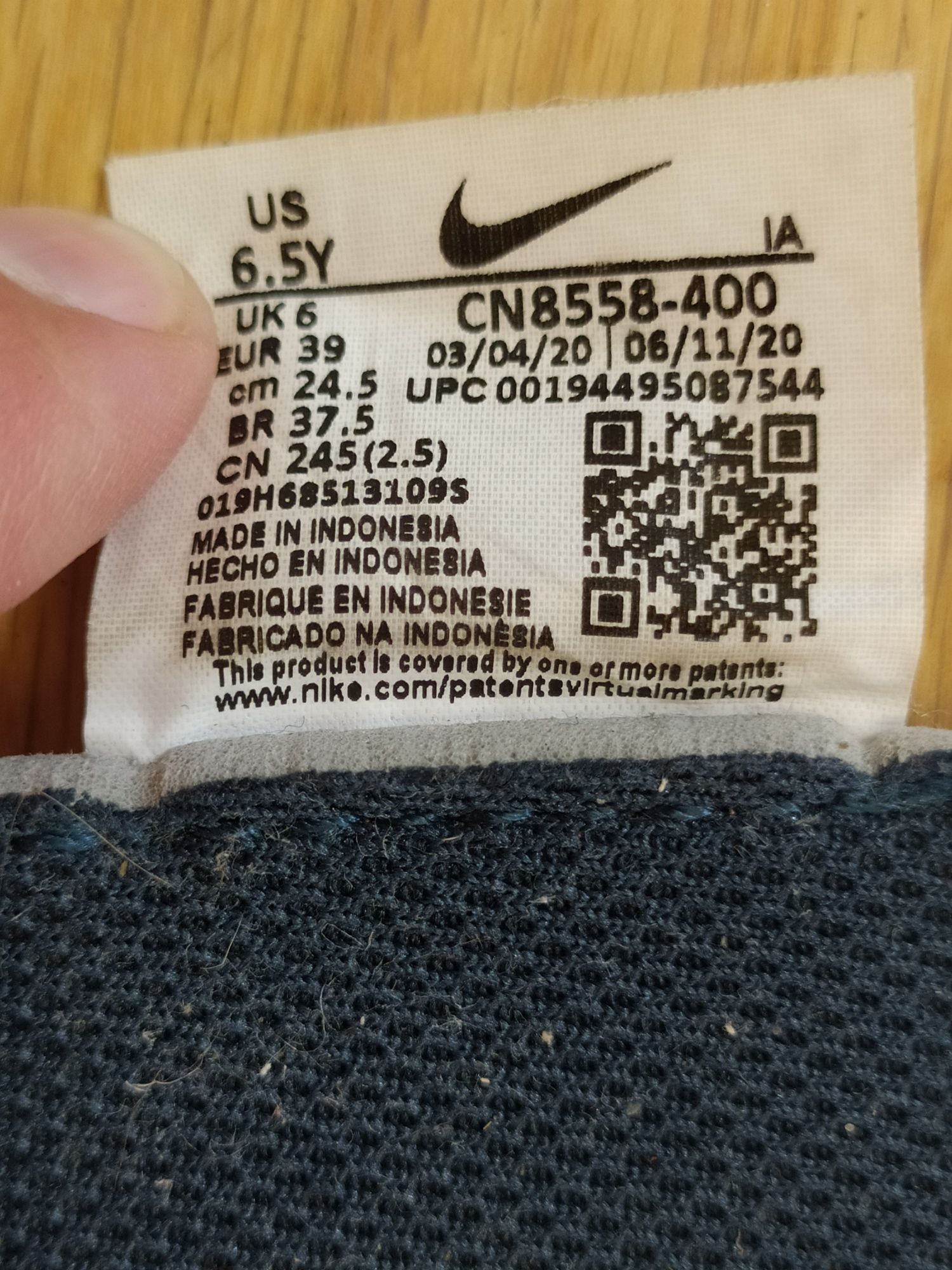 Кроссовки Nike 39р.(25см).
