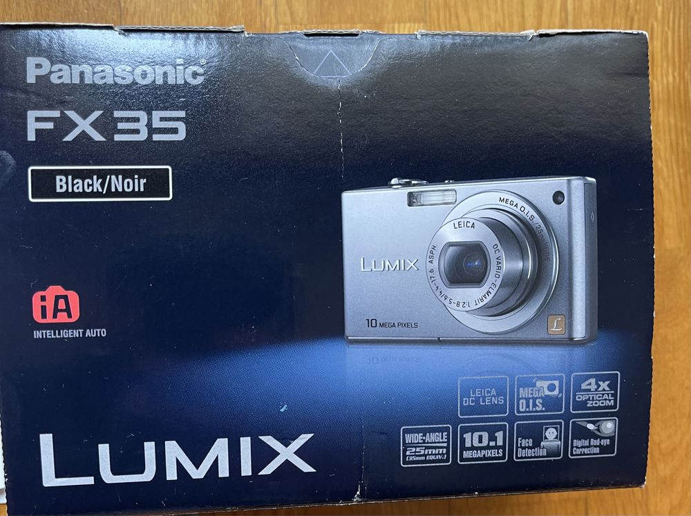 Máquina fotográfica Panasonic Lumix DMC FX35 preta