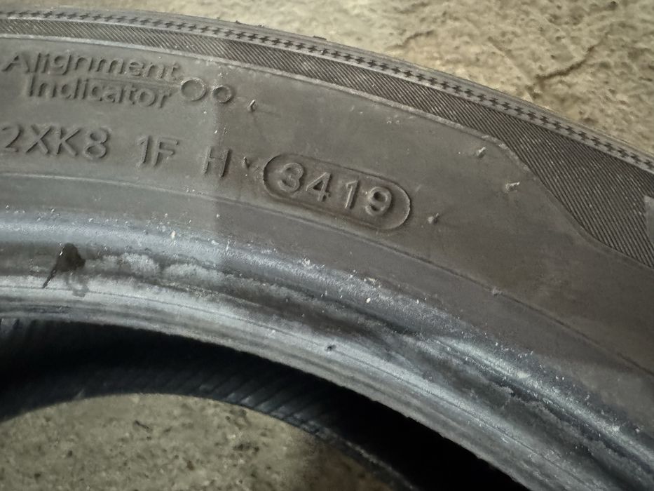 Шини Hankook 215/50R17 Резина Колеса 2019р 7.5mm два 6.1mm