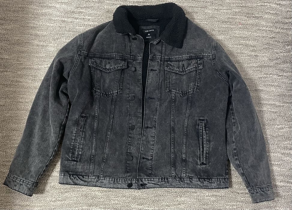 Чорна джинсова куртка (oversize) для чоловіків — LC WAIKIKI