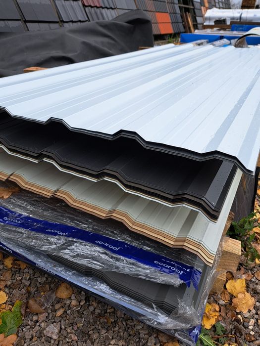 Blacha trapezowa T-18 gat.II różne kolory.