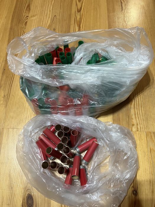 Продам гільщи нові 12 калібру папка-латунні- пласмасові