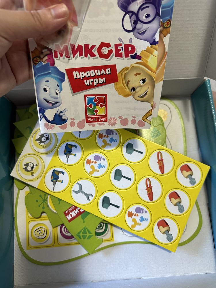 Лот.Настольная игра Vladi Toys Фикси Игры Миксер фіксики настільна
