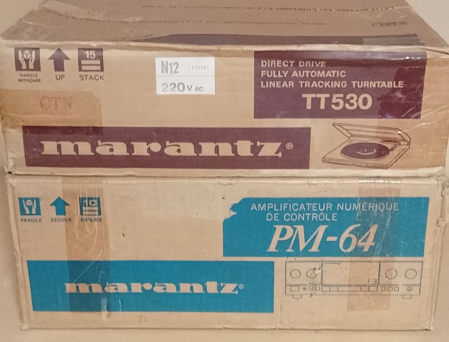 Підсилювач Marantz PM-64 & Програвач Marantz TT530