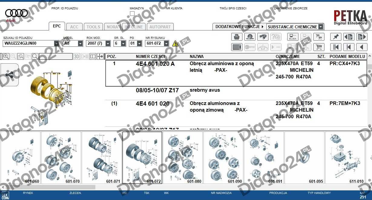Program ETKA 8.3 Delphi Autocom VW Skoda Seat Audi KATALOG Części 2021
