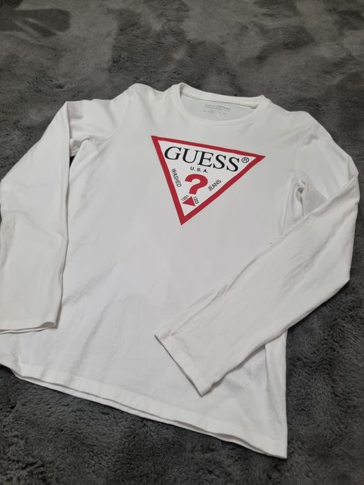 GUESS Koszulka Męska z długim rękawem