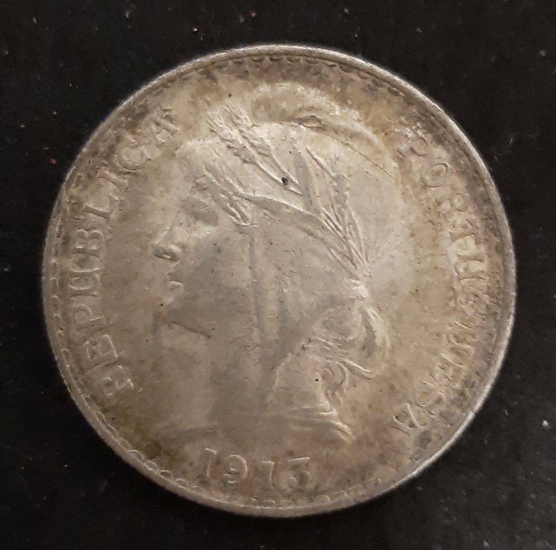 Moeda Prata 50 Centavos 1913