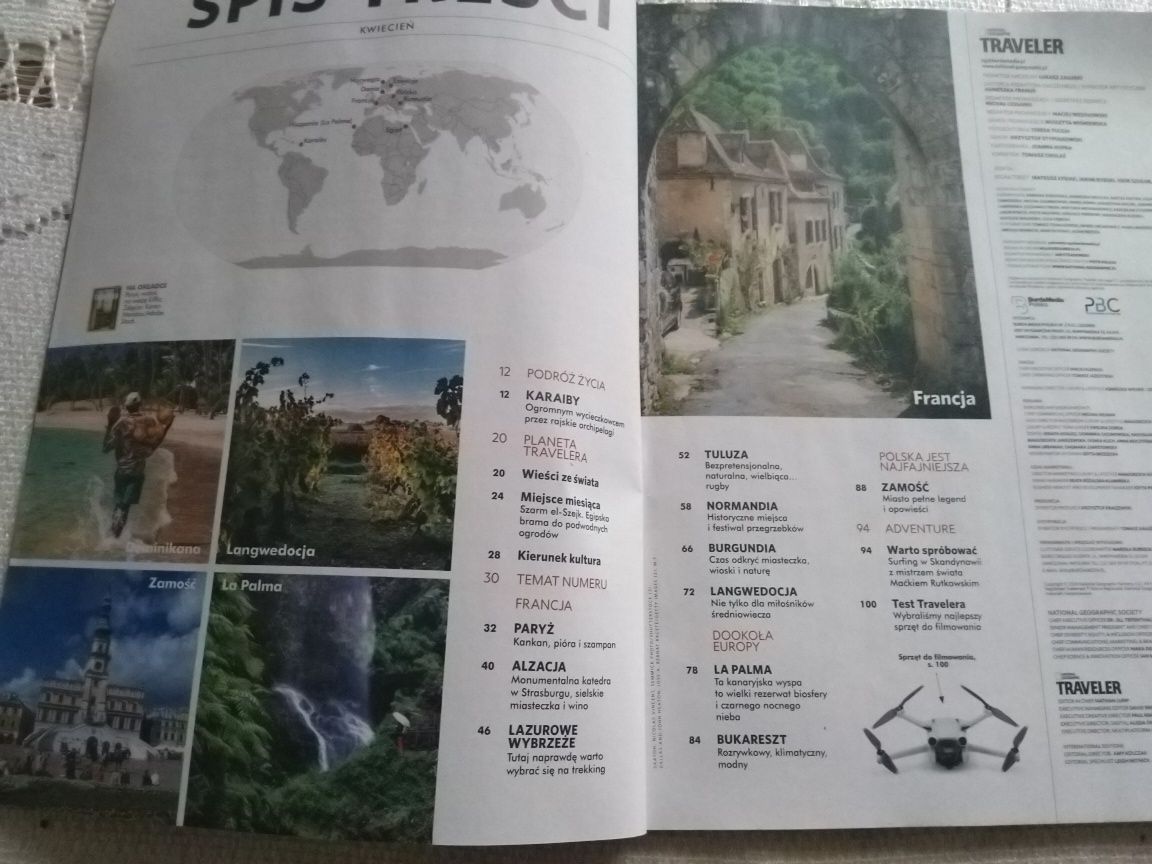 NATIONAL GEOGRAPHIC Traveler Francja Nr 04(197) kwiecień 2024