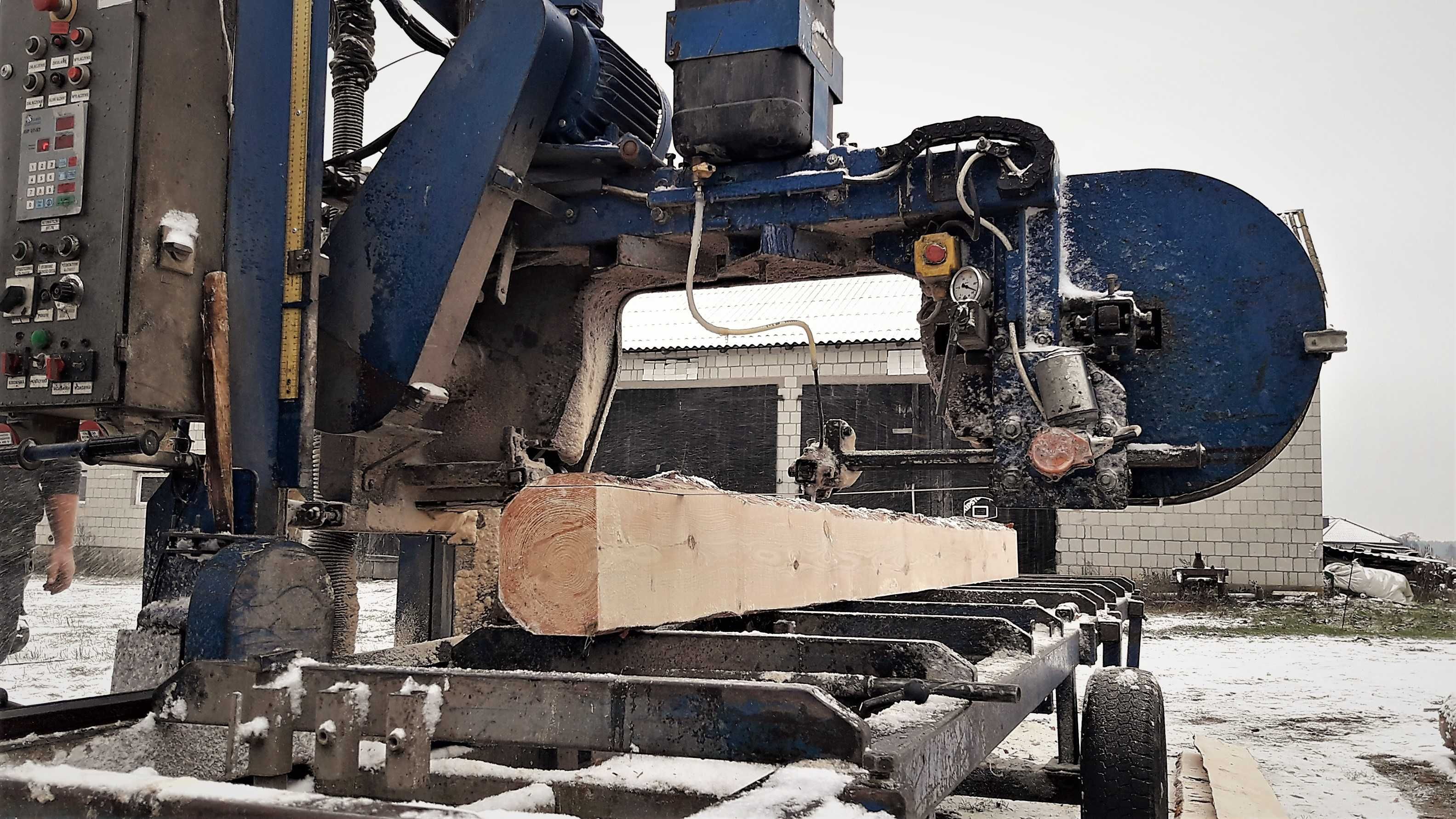 Tartak mobilny, trak obwoźny z dojazdem do klienta