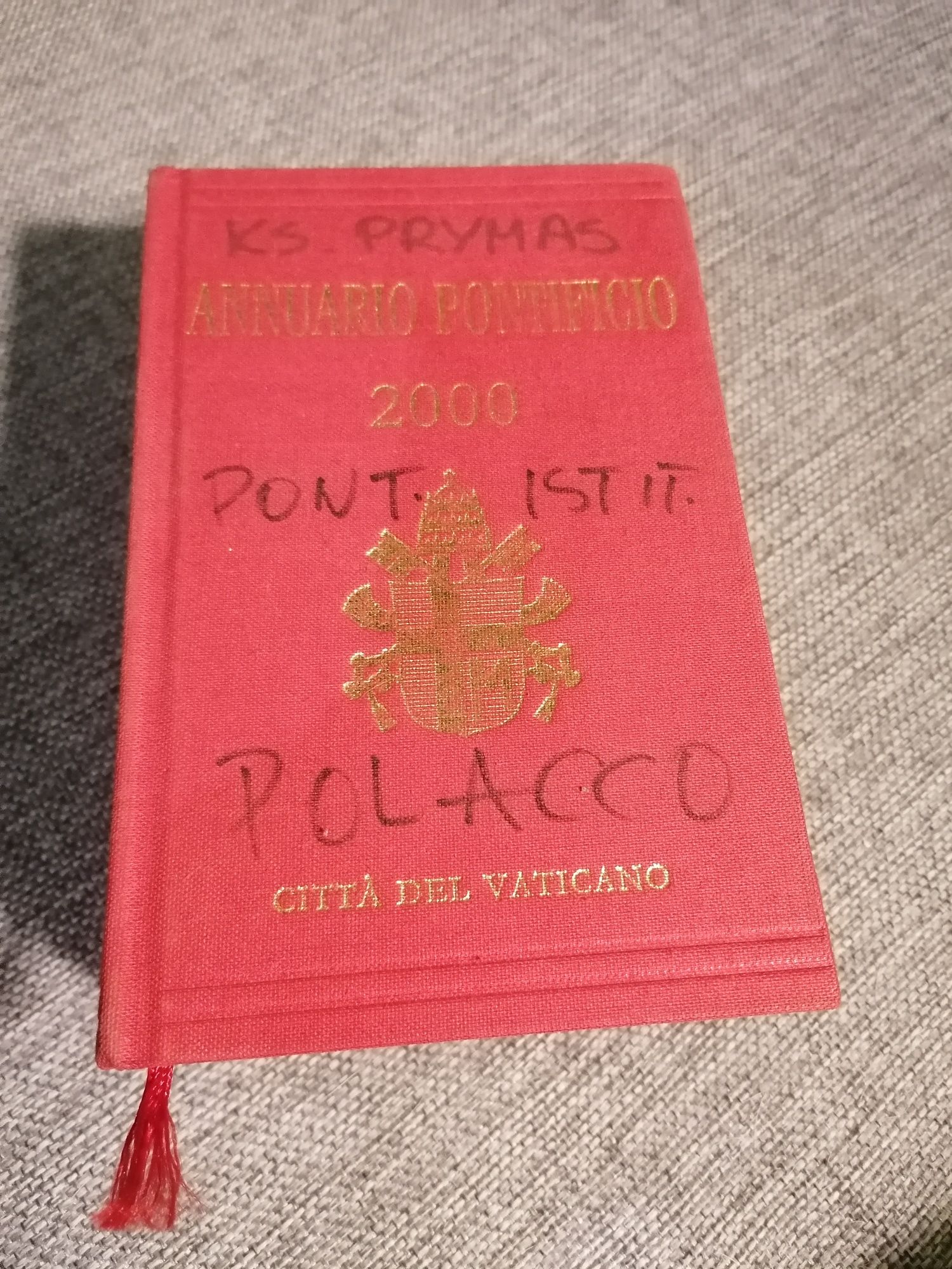 Annuario Pontificio 2000 Spis Danych Kościoła Papież