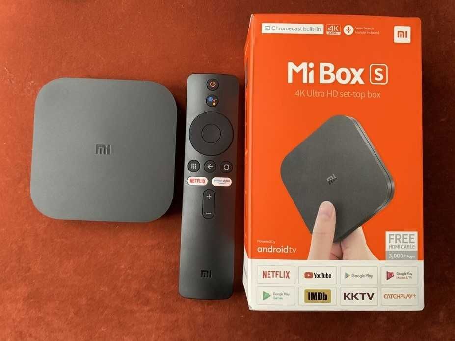 SmartTV приставка Mi box S Android Box СмартТВ приставка xiaomi 4k