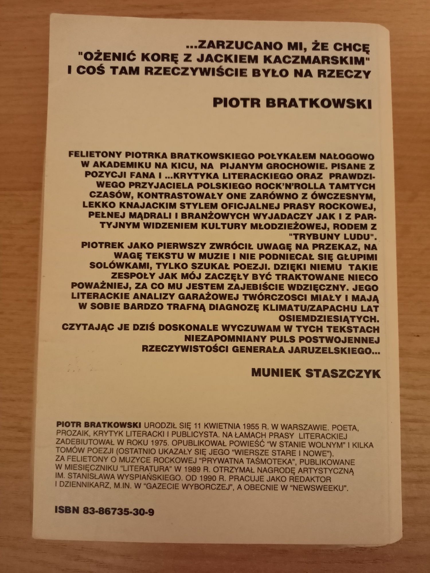 Prywatna taśmoteka, czyli słodkie lata 80. - Piotr Bratkowski